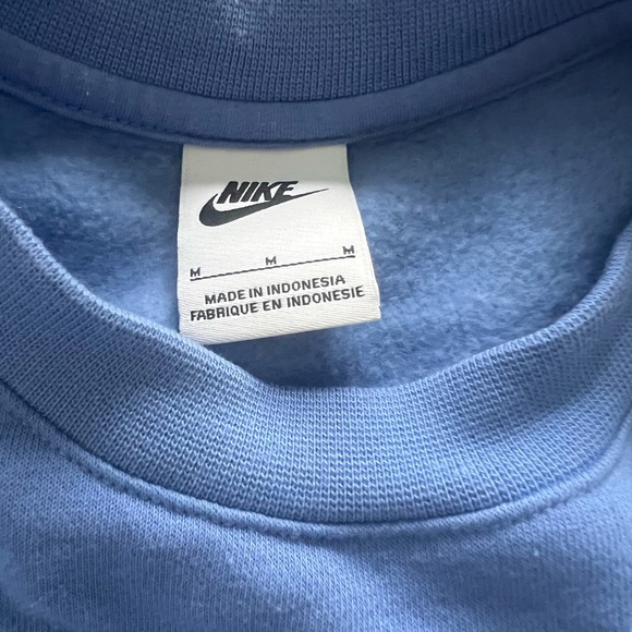 LIGHT BLUE NIKE MENS CLUB FLEECE - Picture 2 of 6